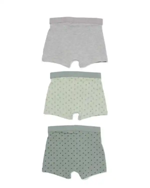 Bild 2 von Kinder-Boxershorts aus Baumwolle – 3 Stück grün