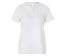 Bild 1 von Blusenshirt mit Lochstickerei, weiß