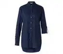 Bild 1 von Lange Leinenbluse, dunkelblau