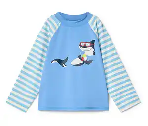 Kinder-Shirt mit UV-Schutzfaktor 50+, Hai