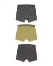 Bild 2 von Kinder-Boxershorts Surfdesign – 3 Stück anthrazit