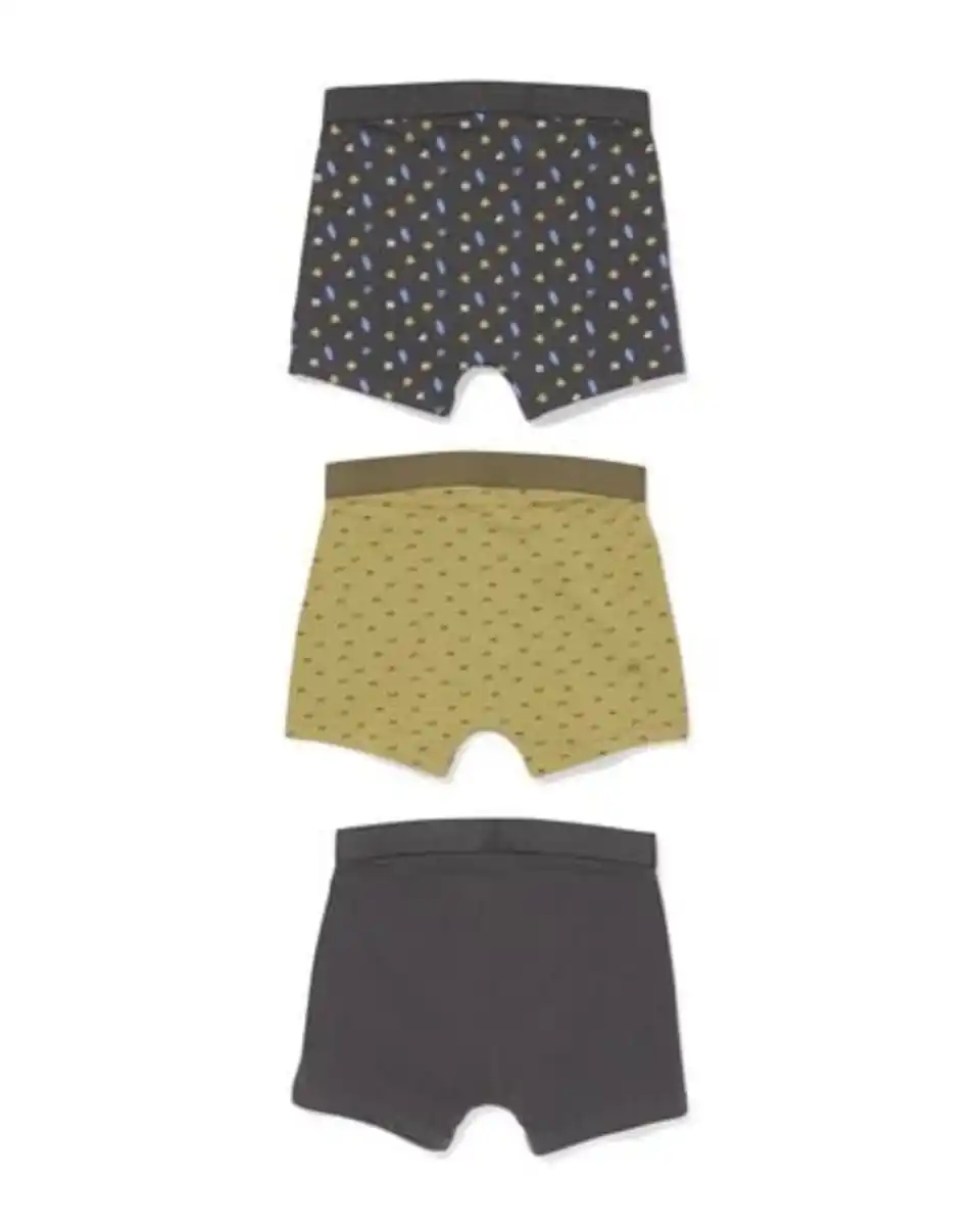 Bild 2 von Kinder-Boxershorts Surfdesign – 3 Stück anthrazit