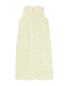 Baby-Schlafsack ärmellos, aus Baumwolle, 1 TOG, Birnen beige