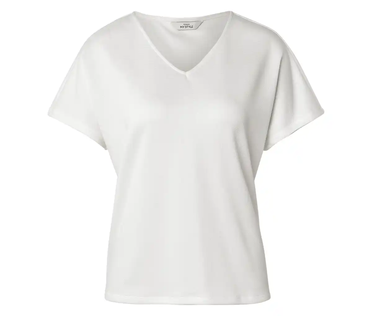 Bild 1 von Strukturiertes Shirt, weiß