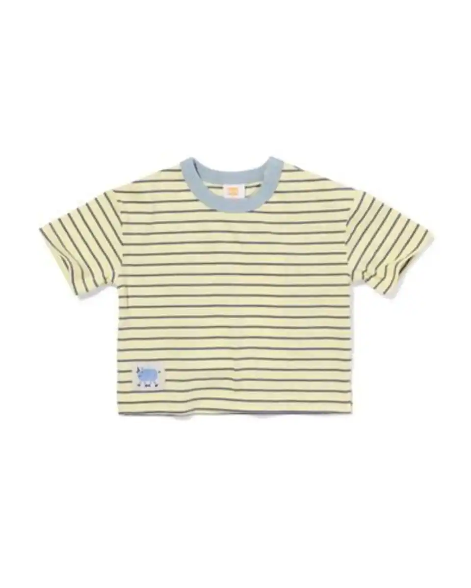 Bild 1 von Baby-T-Shirt gestreift hellgelb