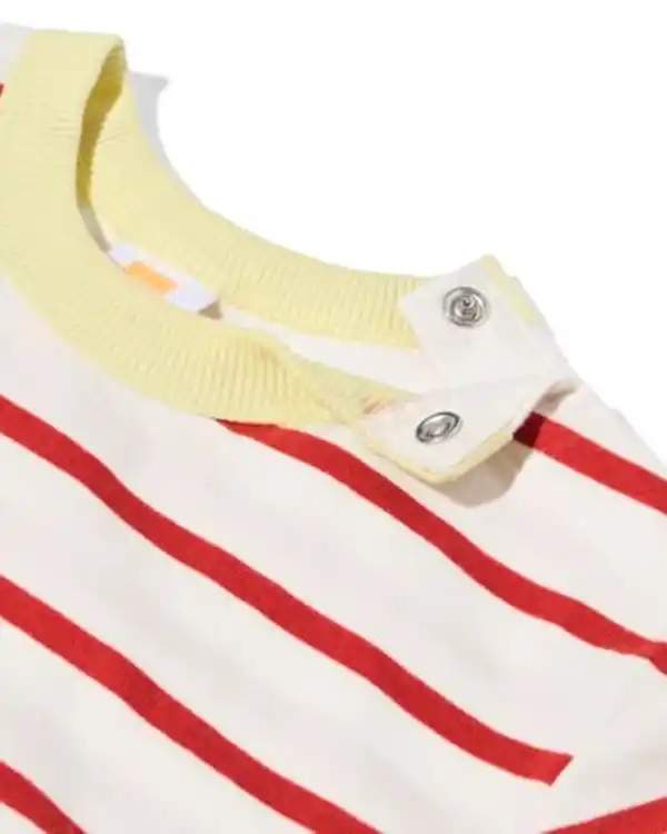 Bild 3 von Baby-T-Shirt Jersey gestreift rot
