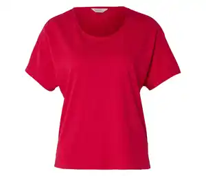 Shirt aus Leinenmix, rot