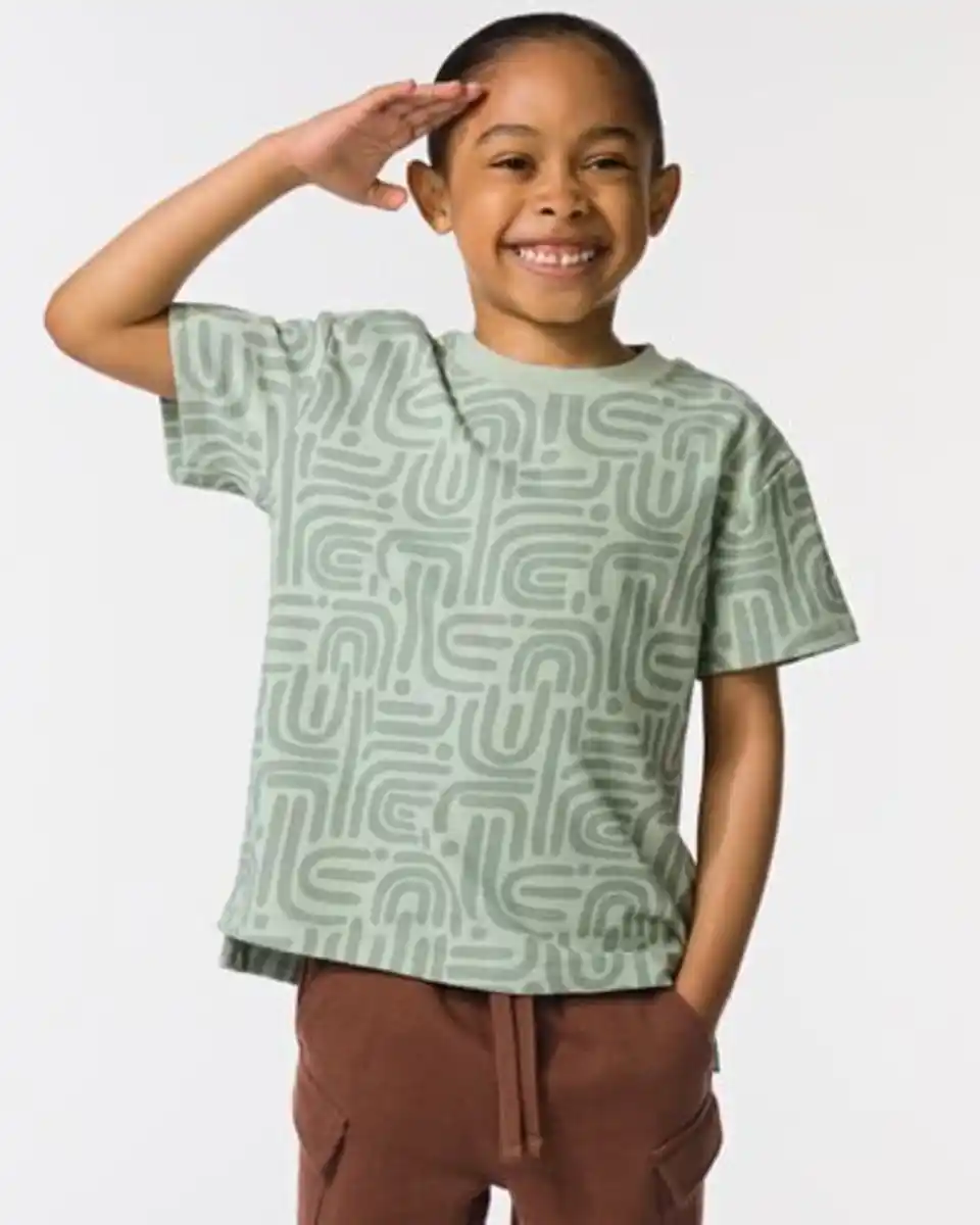 Bild 1 von Kinder-T-Shirt grafisch ecru