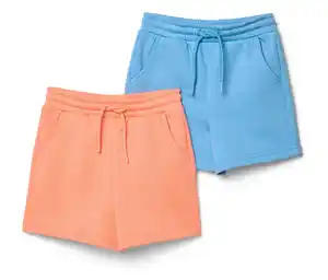 2 Kinder-Sweatshorts mit angerauter Innenseite