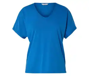 Shirt aus Leinenmix, blau