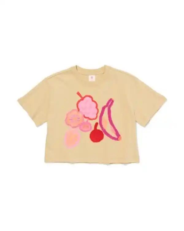 Bild 2 von Kinder-T-Shirt, Jersey, Früchte sandfarben