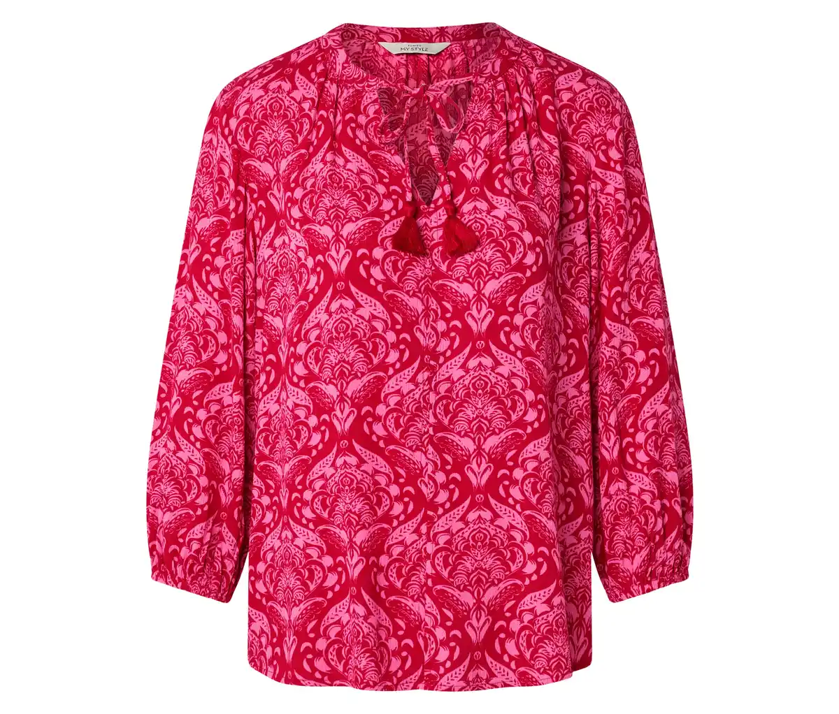 Bild 1 von Tunika-Bluse, pinkfarbener Alloverprint