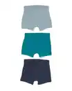 Bild 2 von Kinder-Boxershorts aus Baumwolle – 3 Stück blau