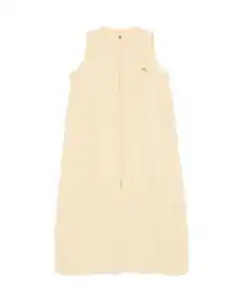 Baby-Schlafsack, ärmellos, Musselin, 0,5 TOG, Croissant beige