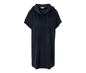 Frottee-Strandkleid, blau
