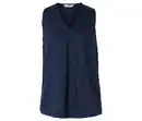Bild 1 von Ärmellose Leinenbluse, navy