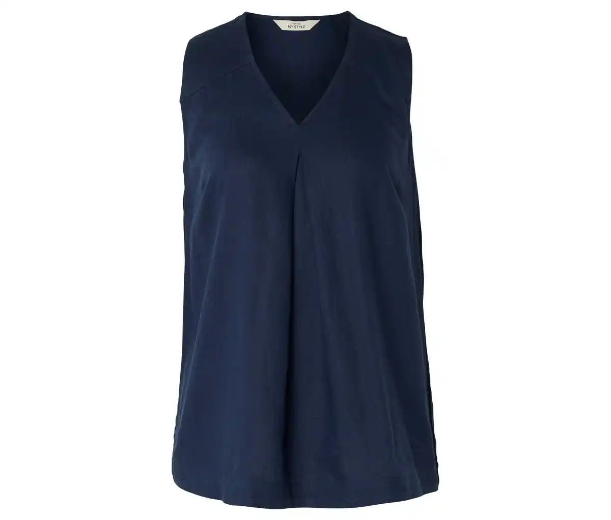 Bild 1 von Ärmellose Leinenbluse, navy