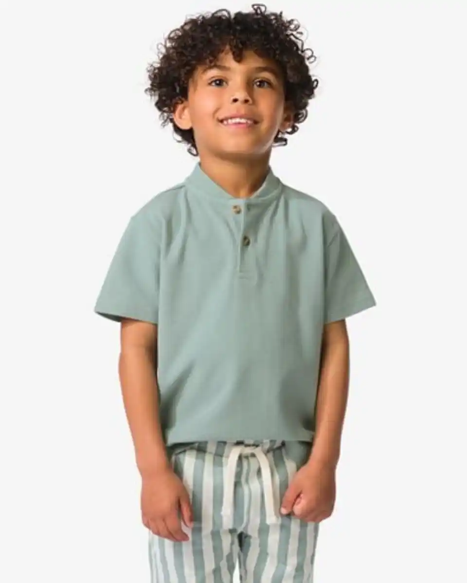Bild 1 von Kinder-T-Shirt Waffel grün