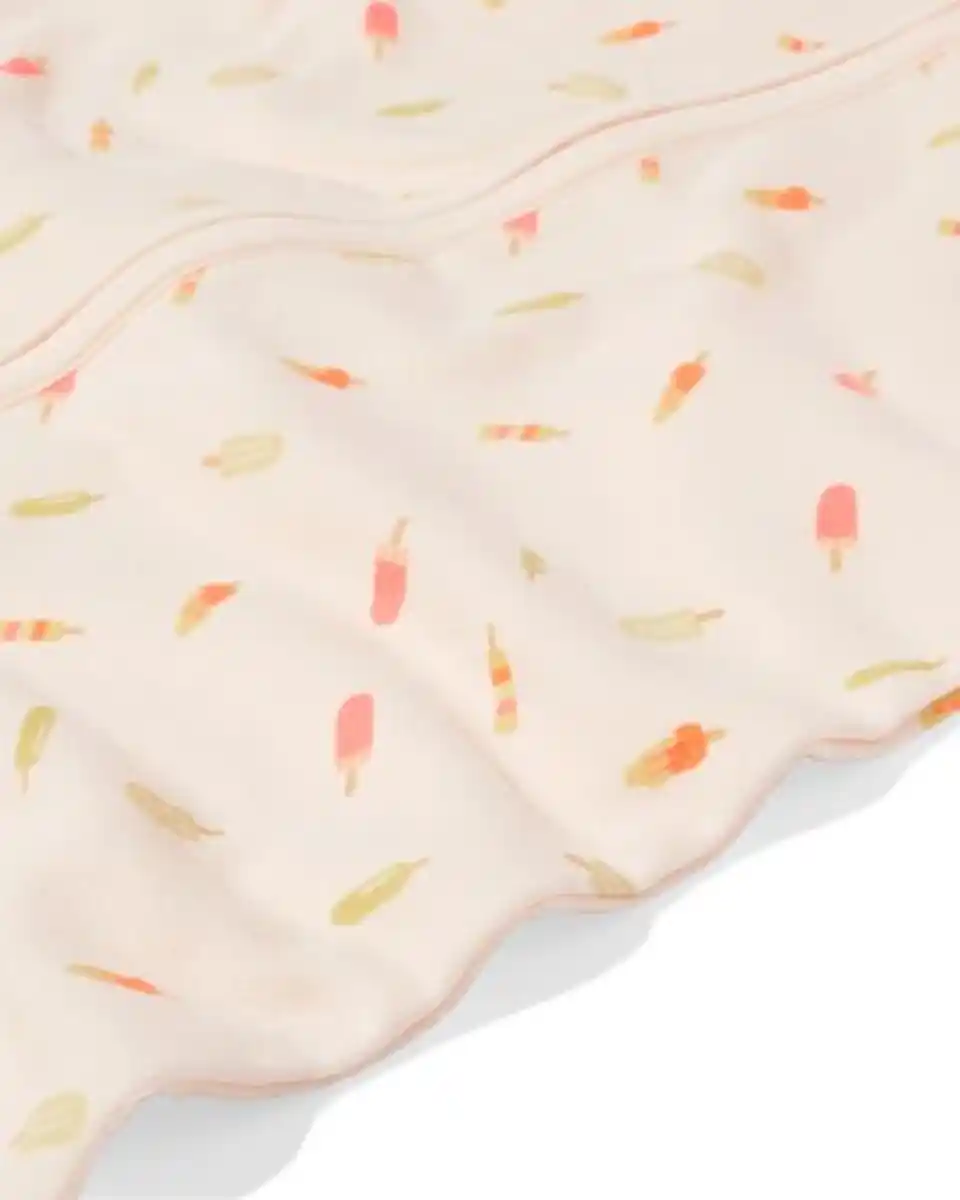 Bild 3 von Baby-Schlafsack ärmellos, aus Baumwolle, 1 TOG, Eistüten eierschalenfarben