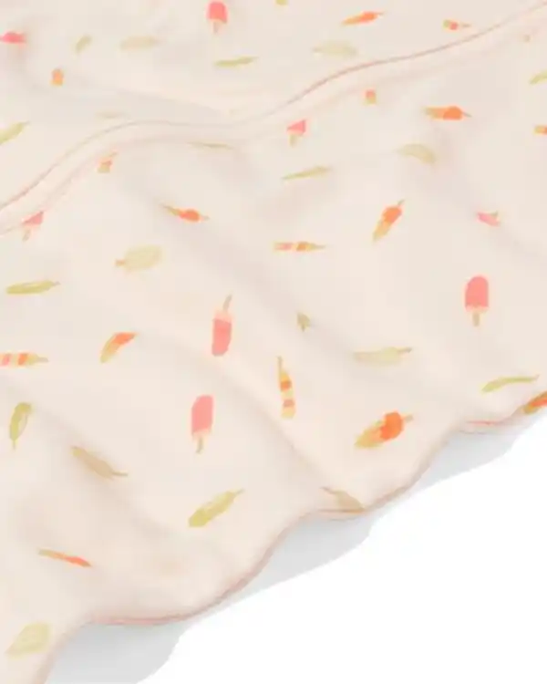 Bild 3 von Baby-Schlafsack ärmellos, aus Baumwolle, 1 TOG, Eistüten eierschalenfarben