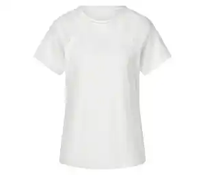 Shirt mit Crochet-Details, weiß