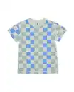 Bild 2 von Kinder T-Shirt mit Karomuster grün