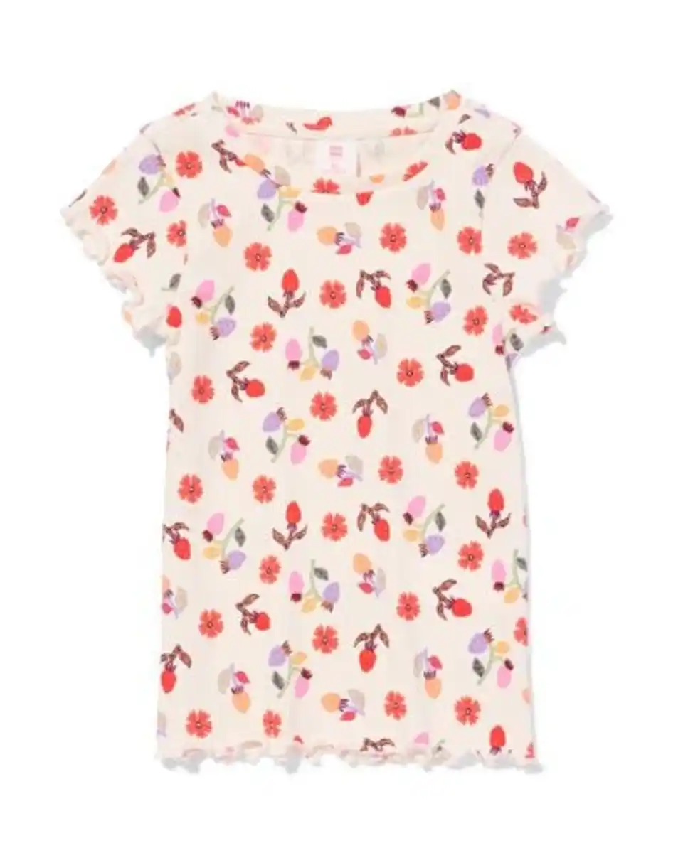 Bild 2 von Kinder-T-Shirt, Jersey, geblümt ecru