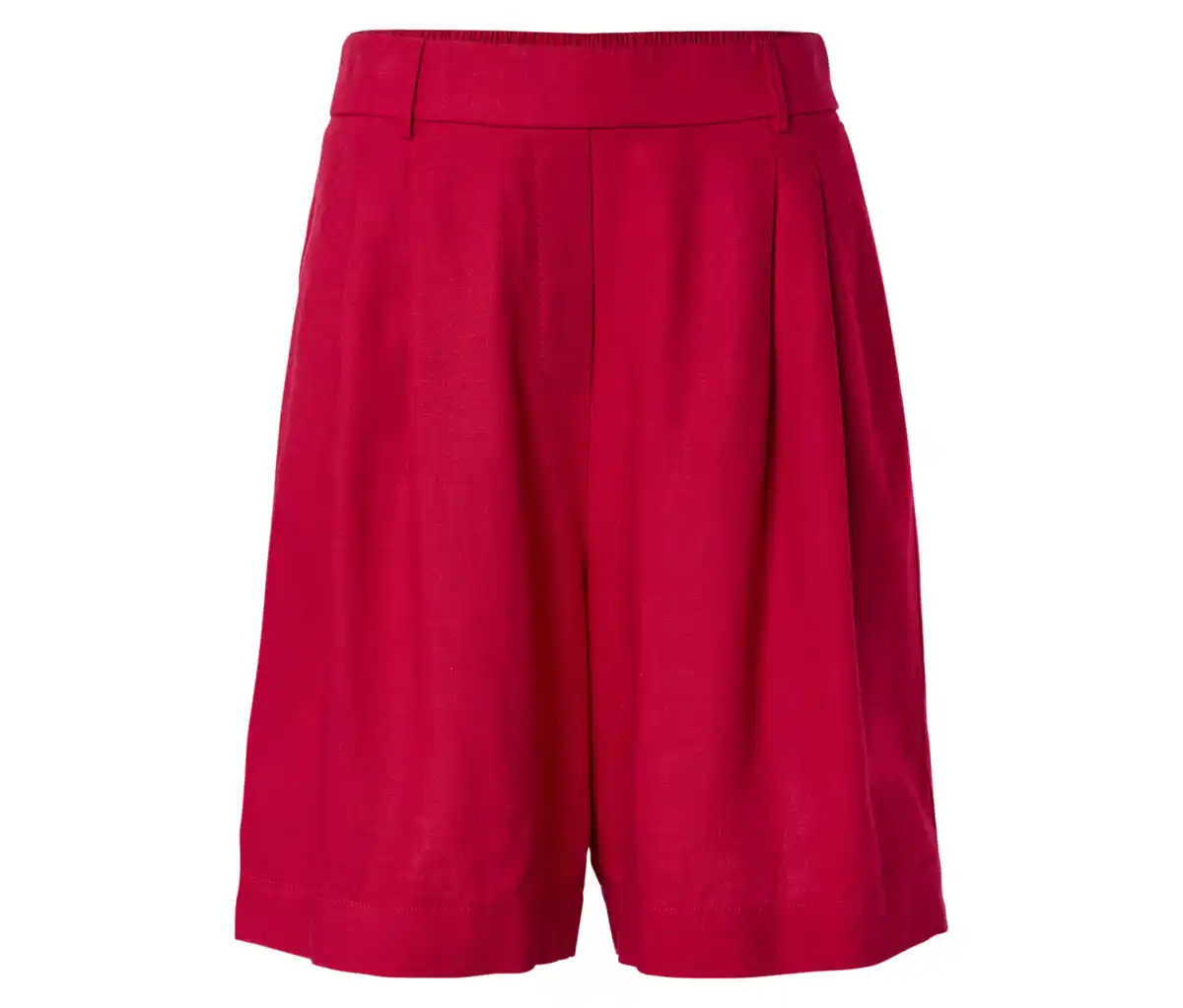 Bild 1 von Leinen-Bermuda-Shorts, rot