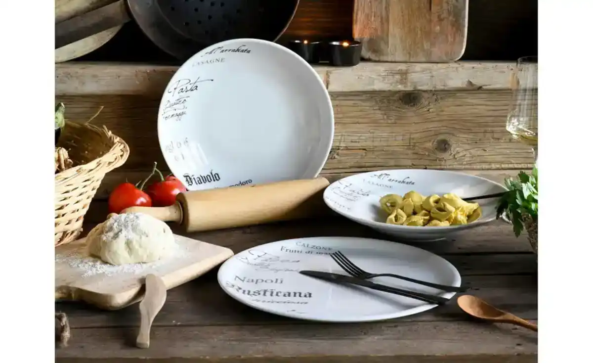Bild 1 von CreaTable Pizzateller 4er Set Europa