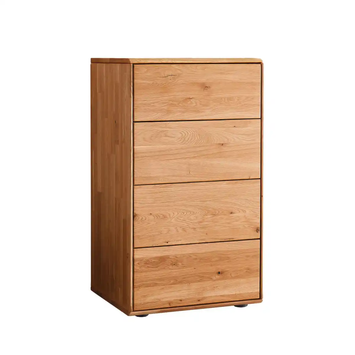 Bild 1 von Livetastic Kommode, Wildeiche, Holz, Wildeiche, massiv, 4 Schublade(n) Schubladen, 51x91x40 cm, Wohnzimmer, Kommoden & Sideboards, Kommoden