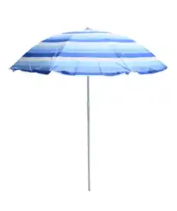 Sonnenschirm mit Gelenk zum Neigen, blau