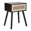 Bild 1 von Beistelltisch Denis Hellbraun/ Schwarz MDF, Naturfarben, Schwarz