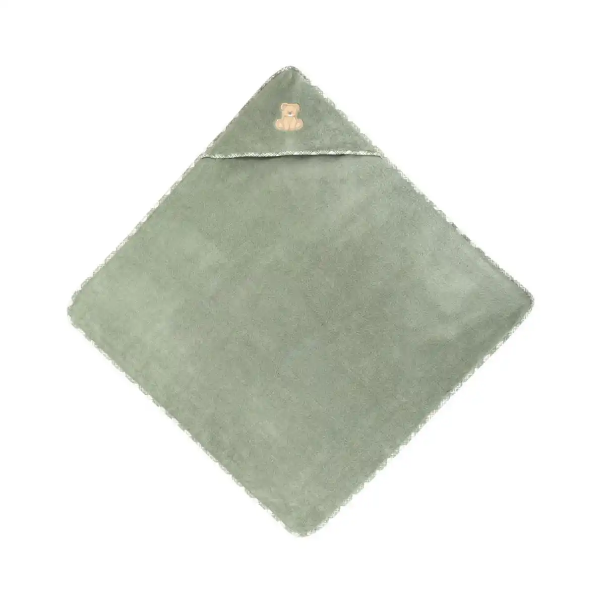 Bild 1 von Vossen Kapuzenbadetuch Teddy, Grün, Textil, Uni, 100x100 cm, ISO 9001, Fkt, Made in Austria, Oeko-Tex® Standard 100, hochwertige Qualität, Pflegen, Baden, Kapuzenhandtücher