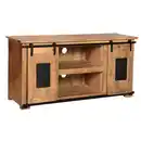 Bild 1 von Mid.you Lowboard, Natur, Schwarz, Holz, Metall, Mangoholz, massiv, 130x63x40 cm, Holzmöbel, Kleinmöbel Holz, Holzkommoden, Lowboards Holz