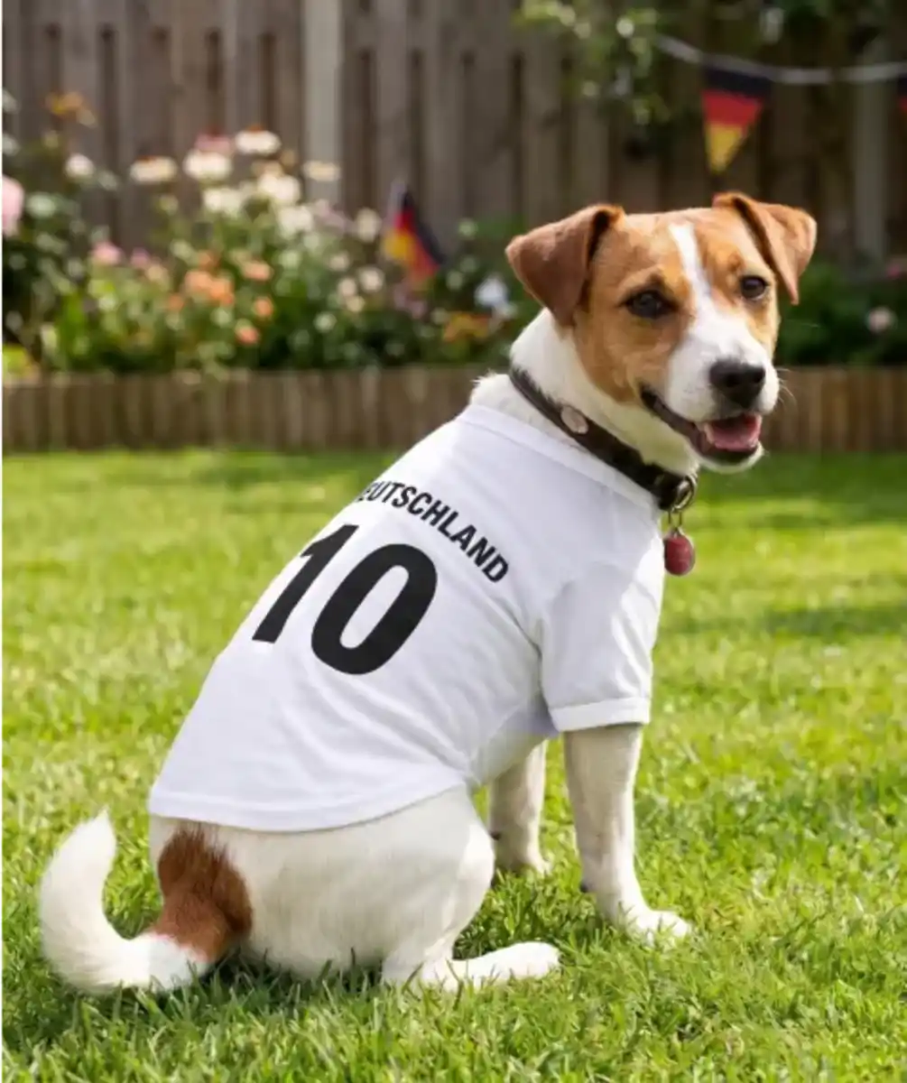 Bild 1 von Fan-Shirt für Hunde, weiß