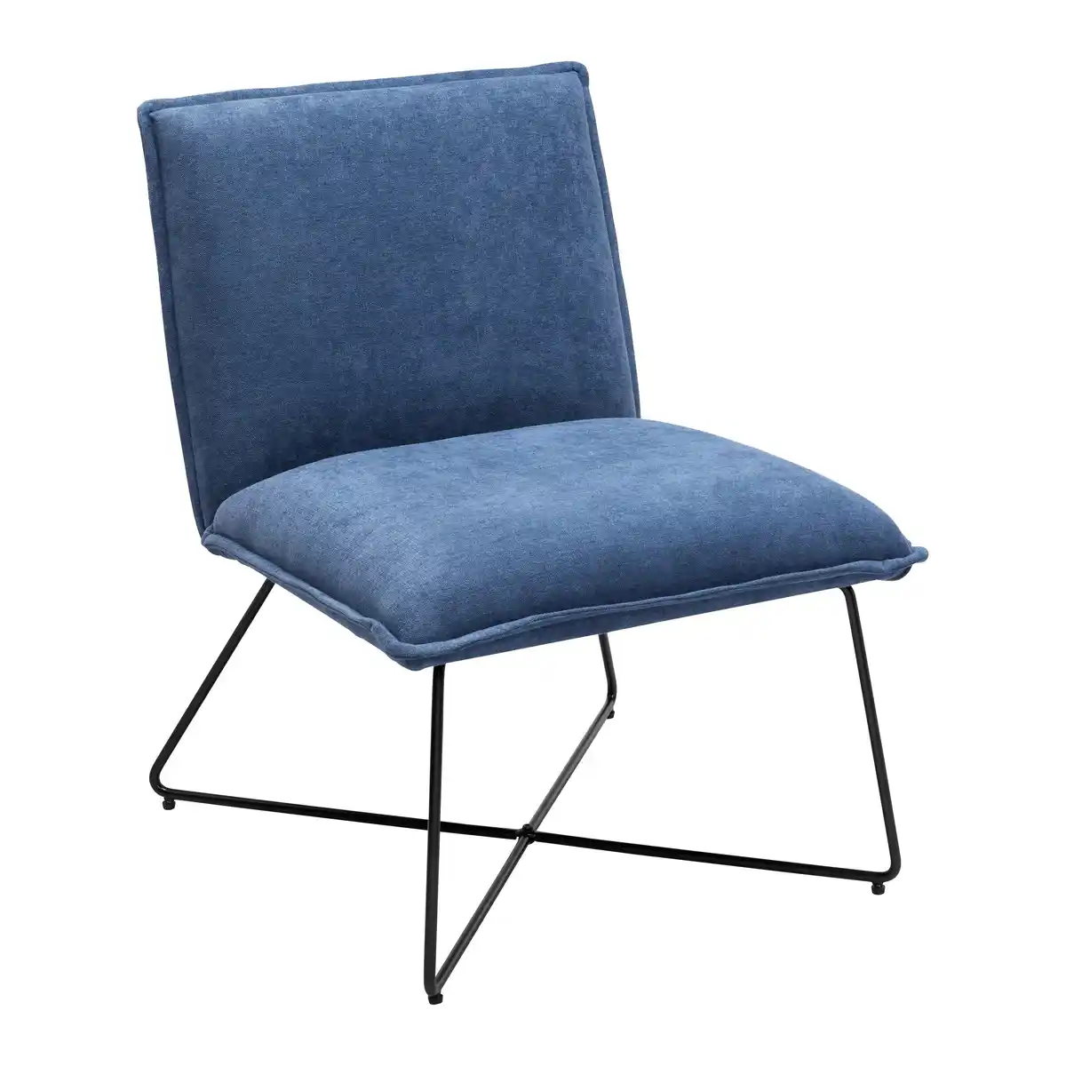 Bild 1 von Sessel Filip Blau Webstoff, Blau