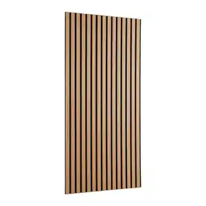 Akustikpaneel Grace in Schwarz/Eiche furniert 2er Set, Schwarz, Eichefarben