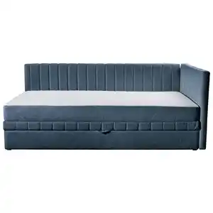 Mid.you Schlafsofa Roma, Blau, Textil, 3-Sitzer, 212x83x99 cm, Armteil rechts, Wohnzimmer, Sofas & Couches, Schlafsofas, Schlafsofas mit Bettkasten