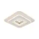 Bild 1 von Novel Led-Deckenleuchte Levels, Weiß, Chrom, Metall, Kunststoff, Uni,Uni, quadratisch,quadratisch, 35x6x35 cm, 3-fach schaltbar, Farbtemperaturwechsler, Lampen & Leuchten, Innenbeleuchtung, Leuchten