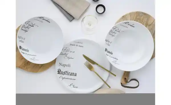 Bild 3 von CreaTable Pizzateller 4er Set Europa