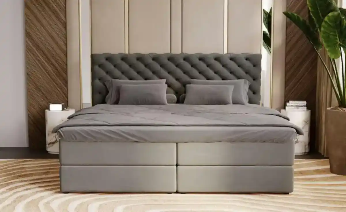 Bild 4 von GrainGold Boxbett mit Stauraum Belford