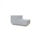 Bild 1 von Livetastic Nachttisch Kayra Kmd002 Nachttisch, Weiß, Holzwerkstoff, Uni, 2 Schublade(n) Schubladen, Sockel, 70x39x30 cm, einfacher Aufbau, Schlafzimmer, Nachttische