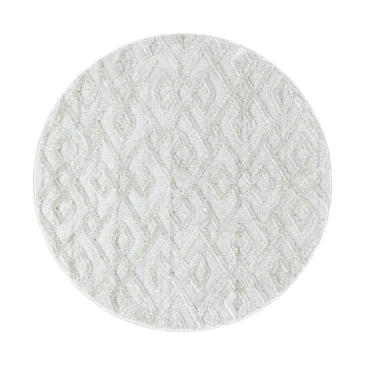 Bild 1 von Webteppich Pisa Creme ⌀ ca. 200cm, Creme