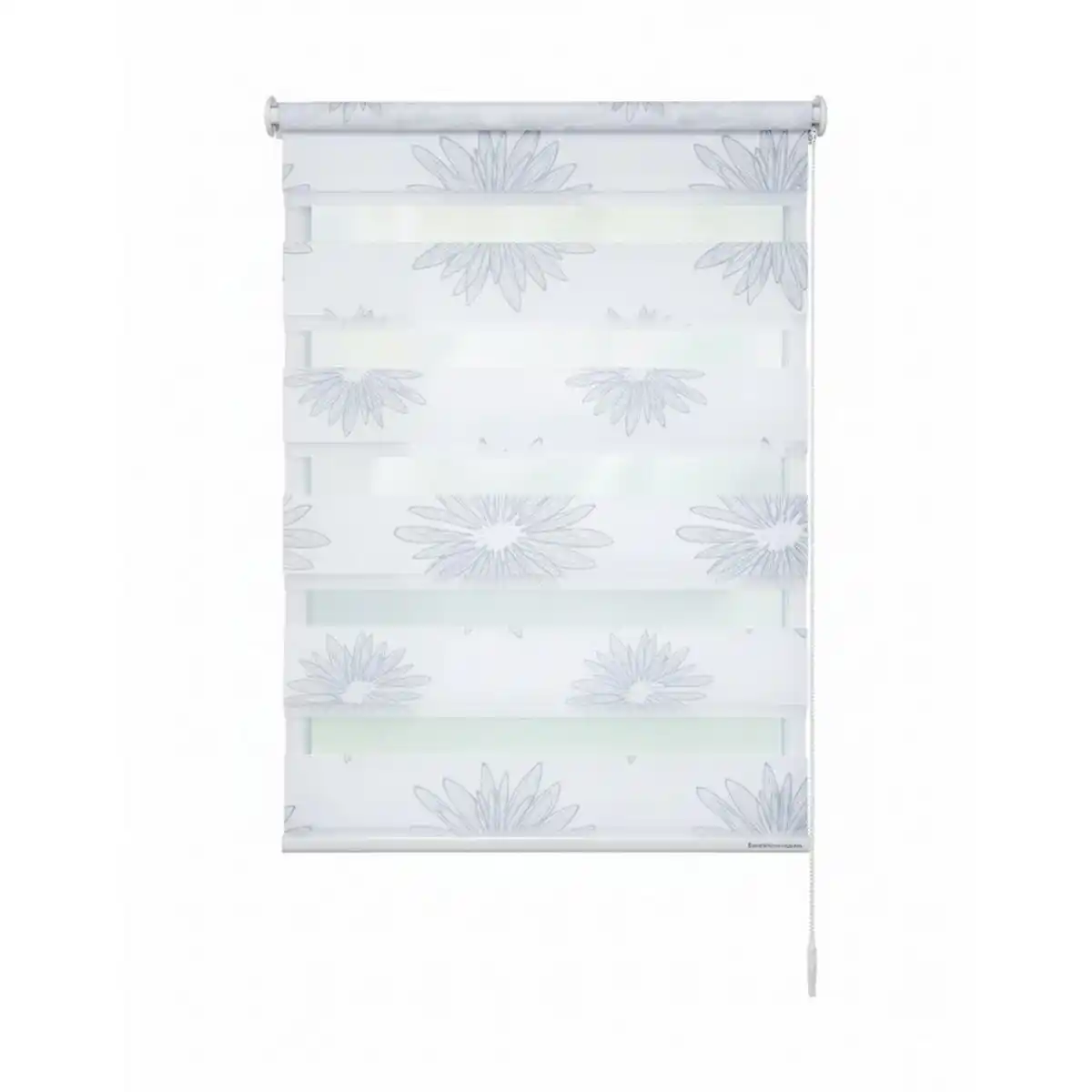 Bild 1 von Schwöller Doppelrollo, Weiß, Textil, 80x210 cm, Klemmfix-System, Wohntextilien, Rollos & Jalousien, Rollos, Doppelrollos