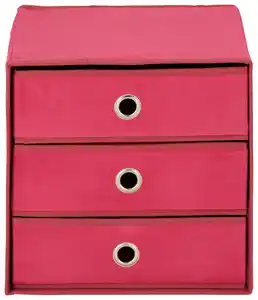 Schubladenbox Mona in Altrosa, Altrosa