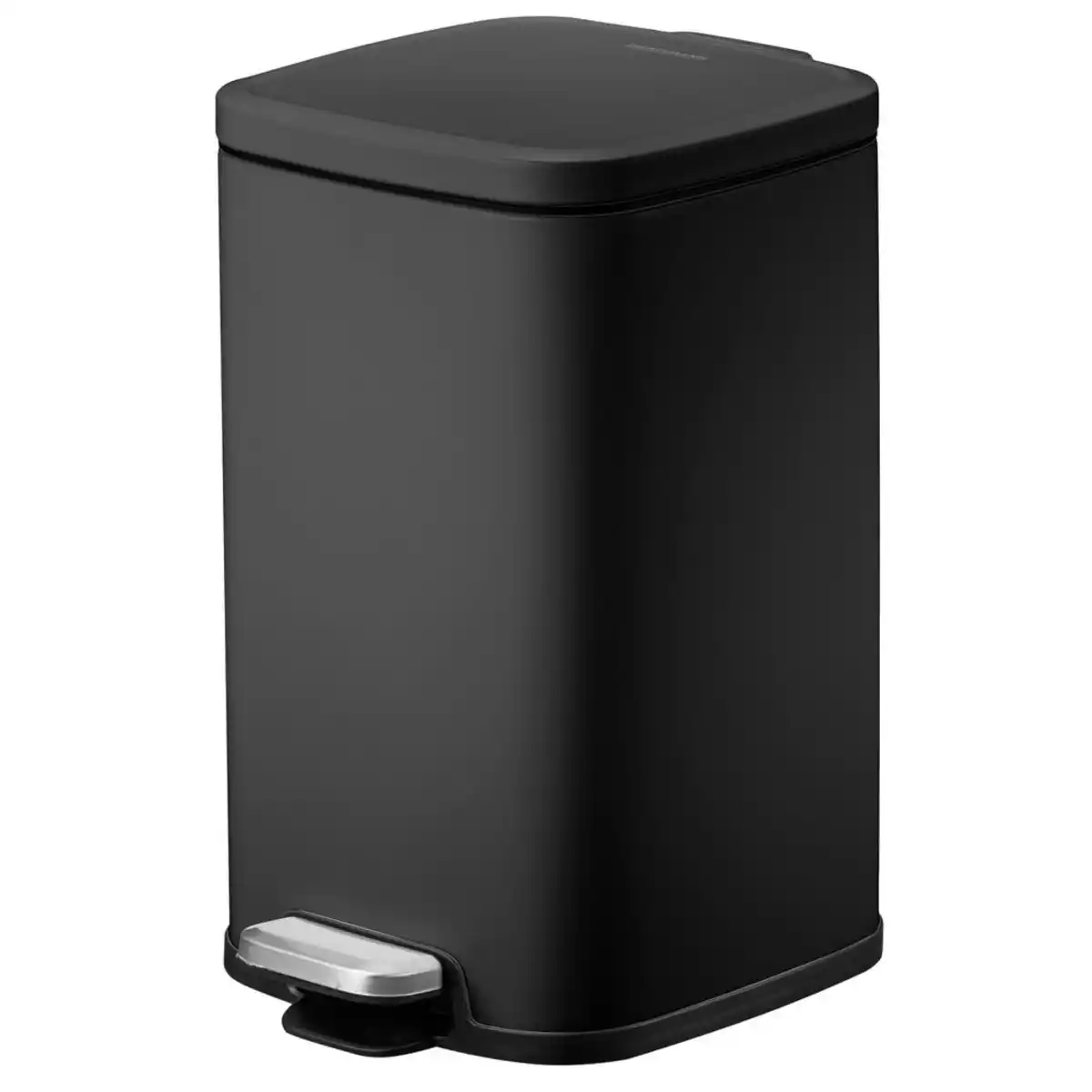 Bild 1 von Fackelmann Abfalleimer London, Schwarz, Kunststoff, 4 L, 24.3x25.7x18.5 cm, Küchen, Küchenausstattung, Mülleimer
