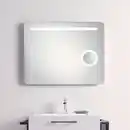 Bild 1 von Wandspiegel Silberfarben inkl. LED 'Mirror', Silberfarben