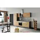 Bild 1 von Held Küchenblock Sorrento, Graphit, Eiche Wotan, Metall, 1 Schublade(n),1 Schublade(n) Schubladen, einmalig seitenverkehrt montierbar, nur wie online abgebildet bestellbar, 270 cm, Made in Germany,