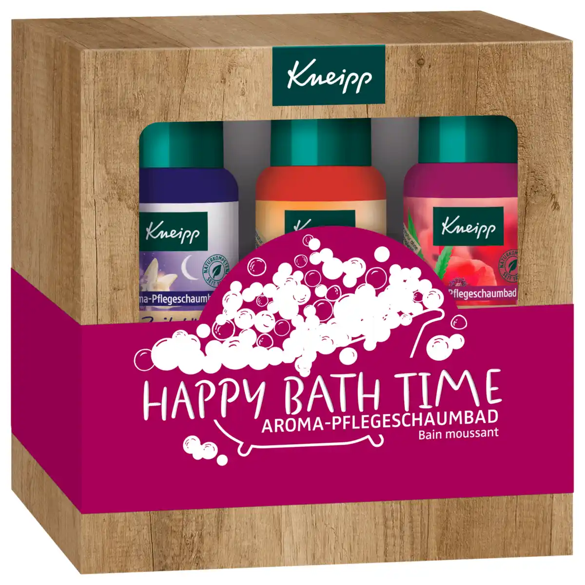 Bild 1 von Kneipp Geschenkset Pflege-Schaumbad Happy Bathtime 3x100ml