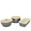 Bild 1 von Birkmann Backformenset, Creme, Grau, Metall, Made in Germany, beschichtet, Backen, Backformen, Backformen-Sets